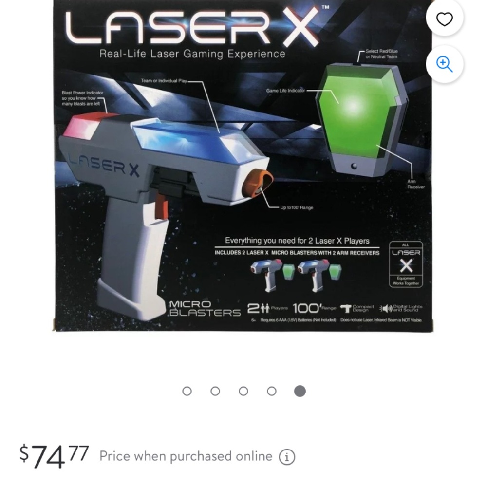 Laser X Laser Tag Micro Double Blasters